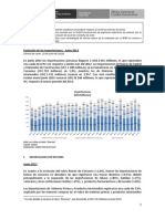 Reporte de Importaciones - Junio 2013