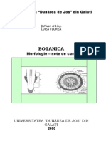 Botanica - Morfologie - Note de Curs PDF