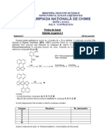 Chimie Iasi Subiect - Baraj - CO2