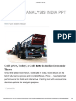 Gold Analysis India PDF