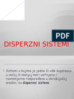 Disperzni Sistemi