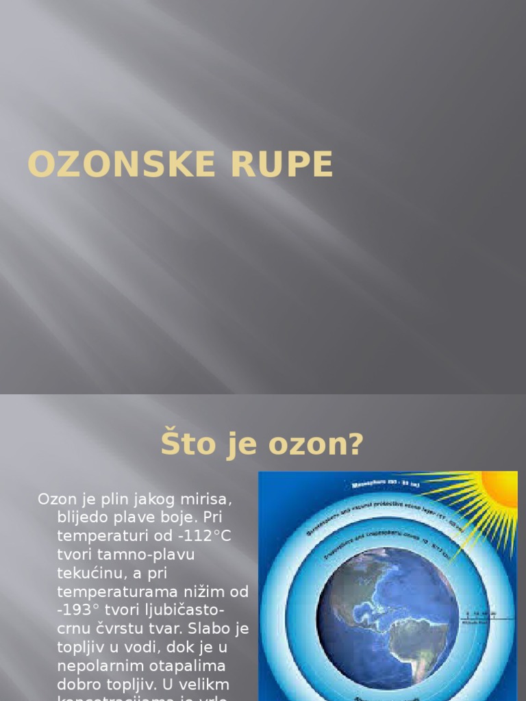 Ozonske Rupe | PDF