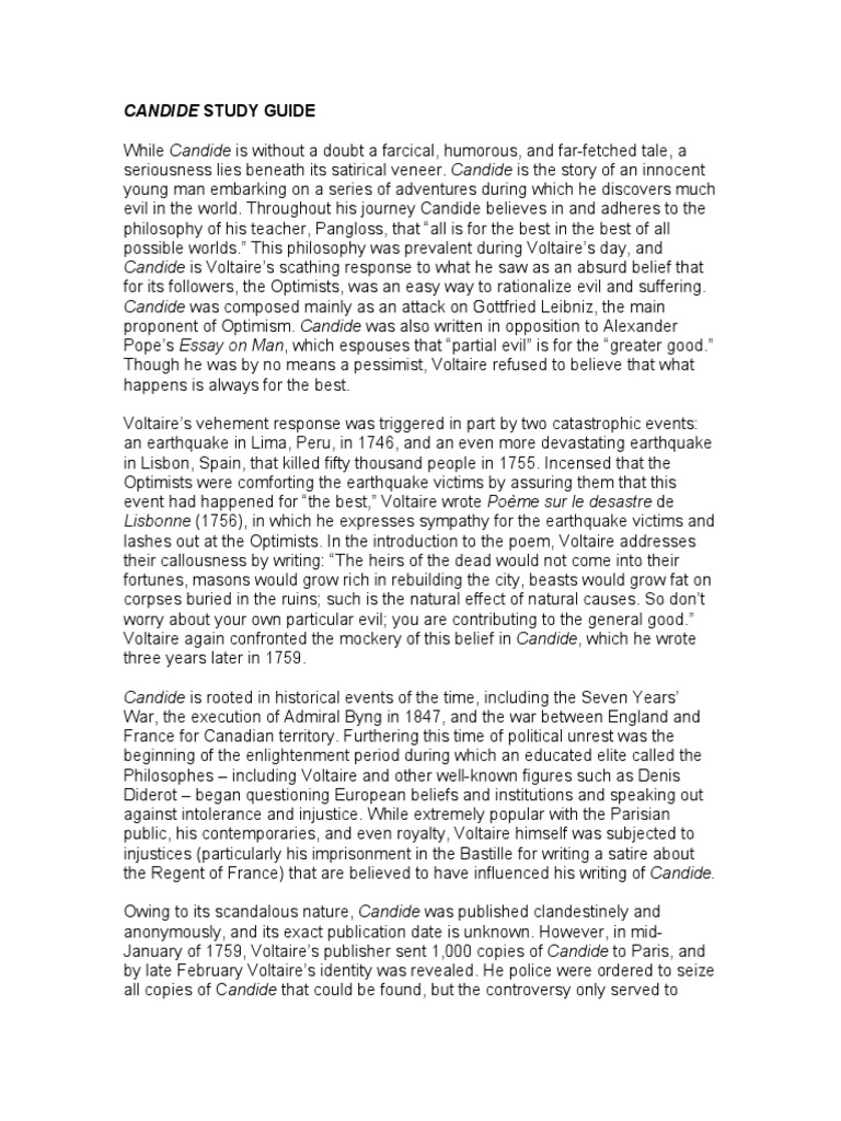 Candide summary image
