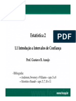 1.1 Intervalos de Confiança