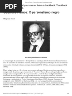 Guerreiro Ramos_ O Personalismo Negro _ Vinteculturaesociedade