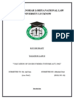 Dr. Ram Manohar Lohiya National Law University Lucknow: Rough Draft
