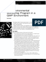 The Environmental Monitoring Program in a GMP Environment