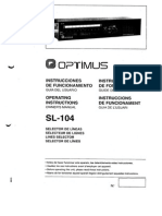 Instrucciones SL104