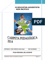 Carpeta Pedagógica 2014 -Nelson LIMAY