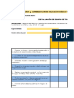 Coevaluacion - Equipo