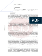 El juez Rafecas desestimó la denuncia presentada por el fiscal Nisman Resolución completa  