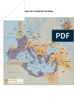 Mapa Das Conquistas de Roma