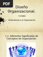 Diseño Organizacional