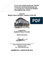 Memoria de Calculo Estructural de Edificio de Alberto Pinilla