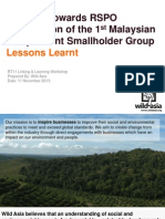 Journey Towards RSPO Certification of The 1st Malaysian Independent Smallholder Group Lessons Lea English