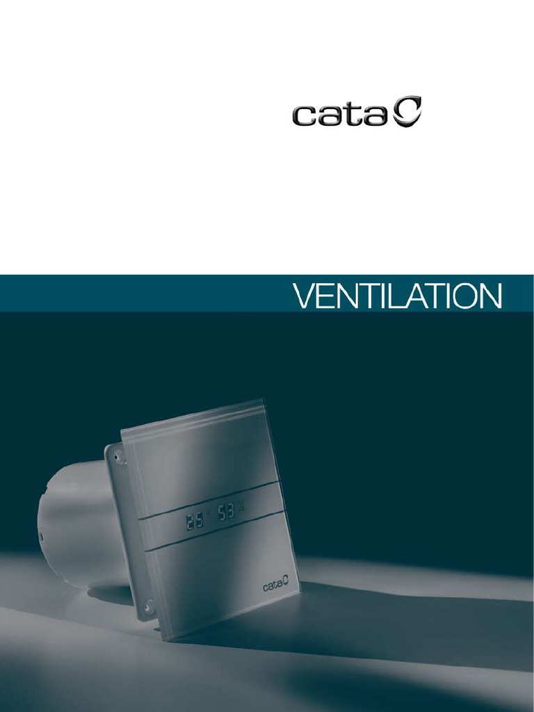 Cata Domestic Ventilation Product Catalogue | PDF | Mechanical Fan ...