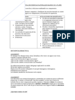 Unidad Didáctica de Ciencias Naturales Marzo 2015 6º Año