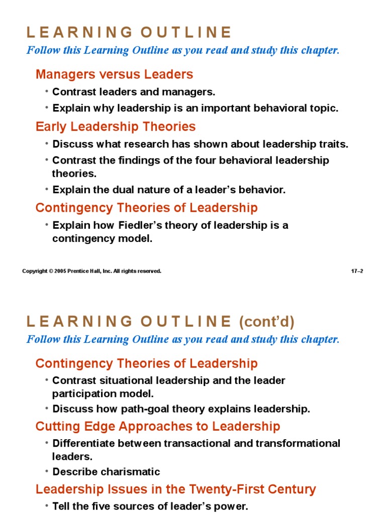 Leadership Robbins | PDF | Leadership | Emergence