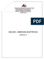 Ensaio 5 - Estudo Experimental Da Ponte de Wheatstone.