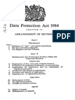 Data Protection Act 1984