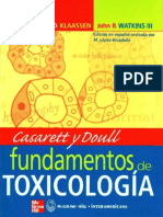 Casarett y Doull Fundamentos de Toxicologia