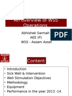 An Overview of WSS Operations: Abhishek Sarmah Aee (P) WSS - Assam Asset