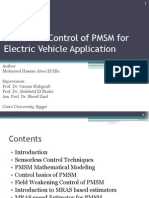 Sensorless Control of PMSM