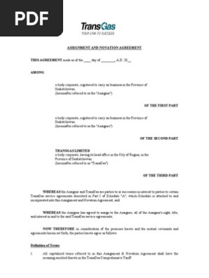 Assignment n Ovation Agreement