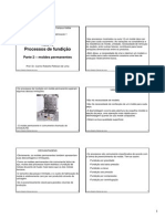 13 Processos de Fundição - Moldes Permanentes