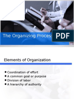 The Organizing Process and Communication