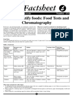 173 - How to Identify Foods - Food Tests and Chromatography