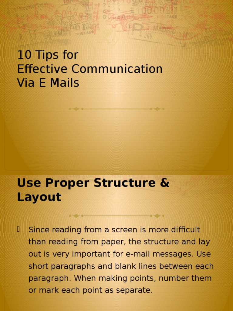 Tips for Effective Email Writing
