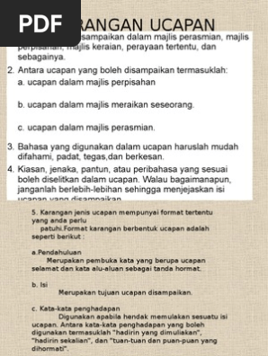 Karangan Ucapan
