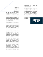 Comportamiento de las Importaciones en Nicaragua