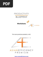 Download Productivity Blueprint Worksheet by rubix123 SN257363005 doc pdf