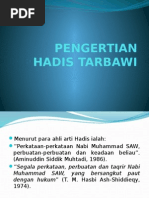 Download PENGERTIAN HADIS TARBAWI by haji_mubarak SN257366338 doc pdf