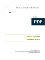 Stochastic Models for Surface Hydrology