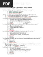 Download Reviewer in Assessment of Student Learning by Claudine Pea Ledesma SN257369541 doc pdf