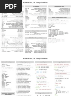 Ece4750 Cheat Sheet