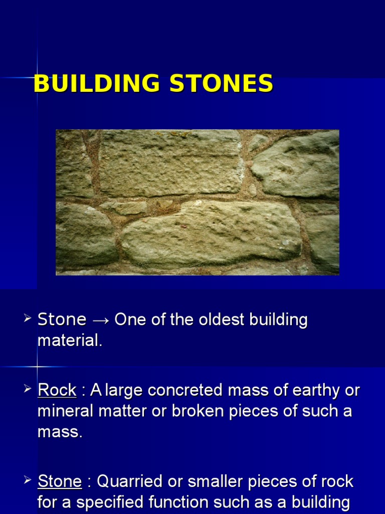 Building Stones PDF