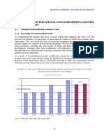 Changes in International Container Shipping and Port Environment