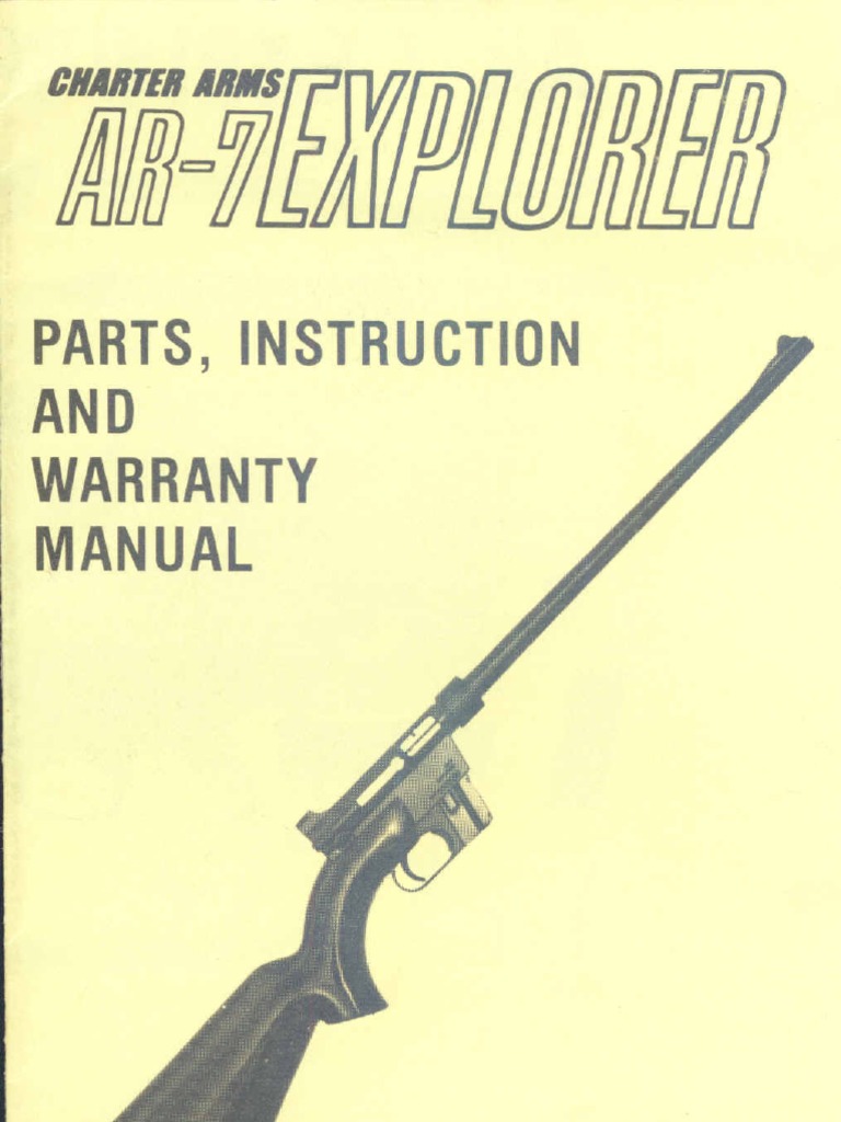 Charter AR7 Explorer | PDF | Firearms | Projectile Weapons