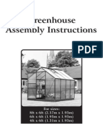 Greenhouse Instructions Unbranded