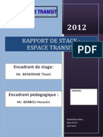 Rapport de Stage 2012