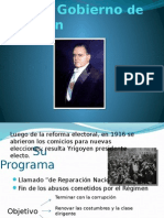 Primera Presidencia de Yrigoyen