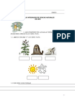 Trabajo Integrador Cienicas Naturales 1er Grado.