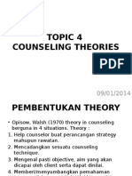 Topic 4 Counseling Theories....