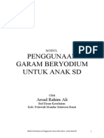 Modul Penggunaan Garam Beryodium Untu Anak SD