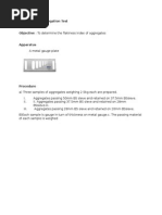 Flakiness and Elongation Test Poli