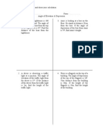 Angle of Elevation&Depression